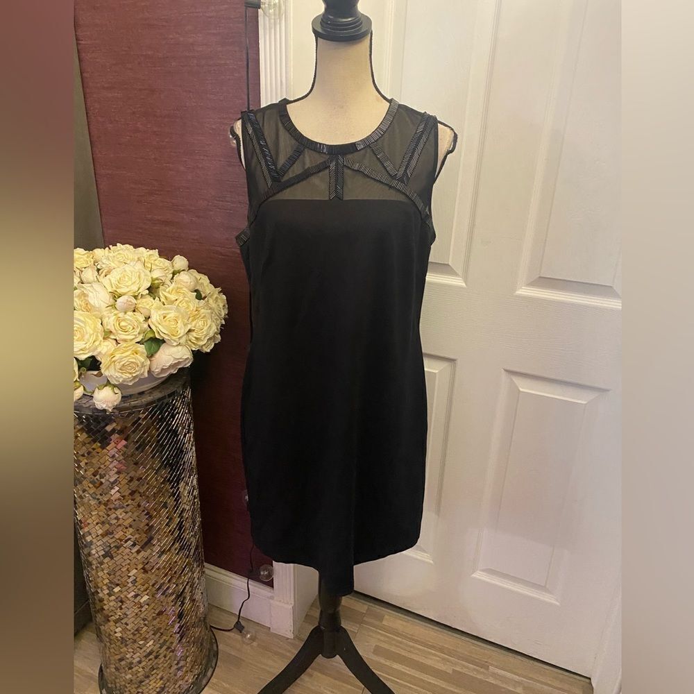Coast mesh embellished cocktail dress, size 10